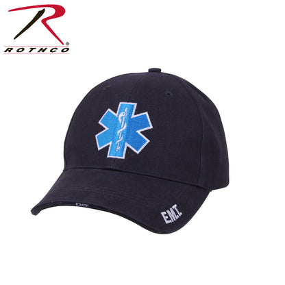 Rothco Deluxe Star of Life Low Profile EMT Cap - Lightweight Durable EMS Headwear