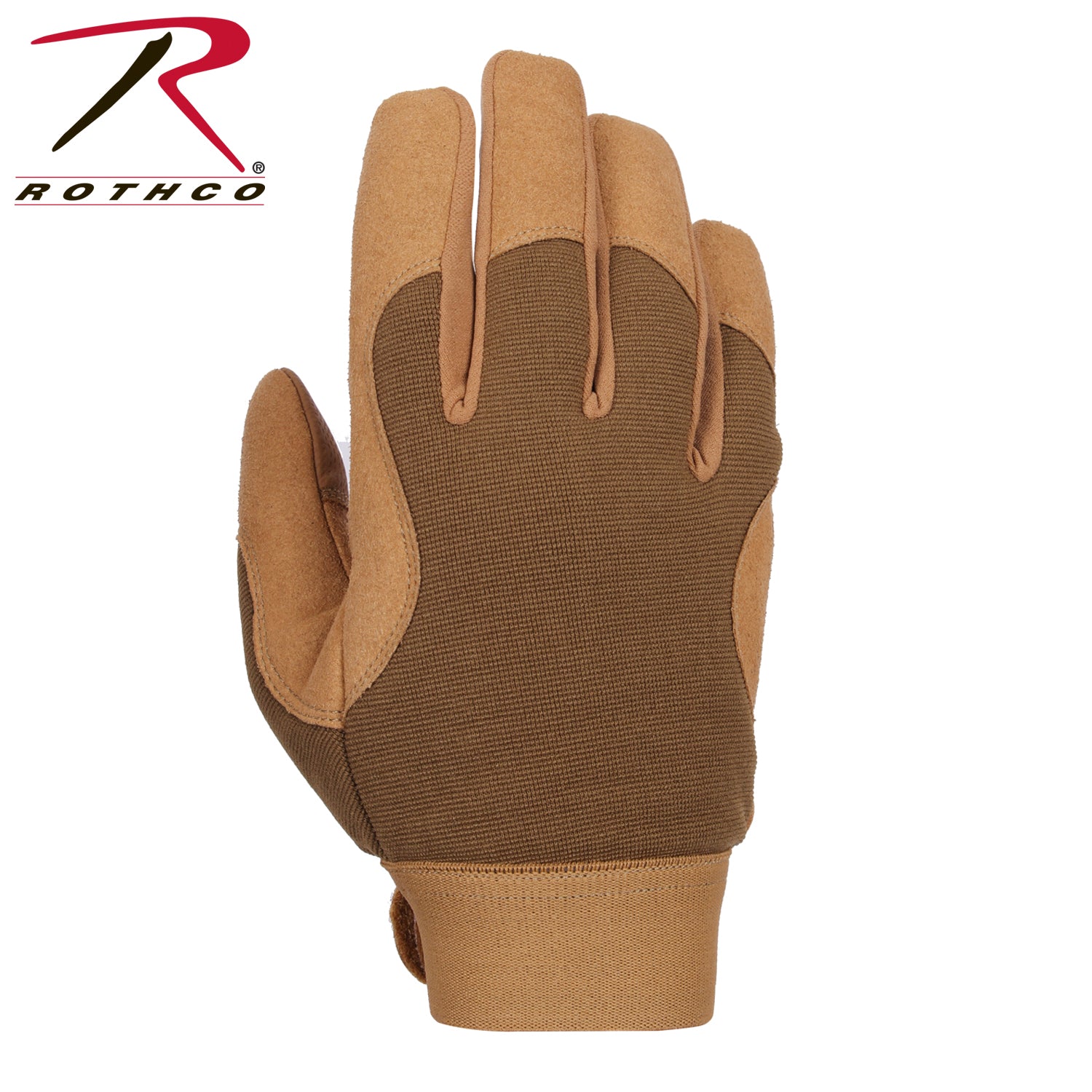 Rothco Mechanics Gloves Coyote Brown Size Small – Durable Grip and Impact Protection