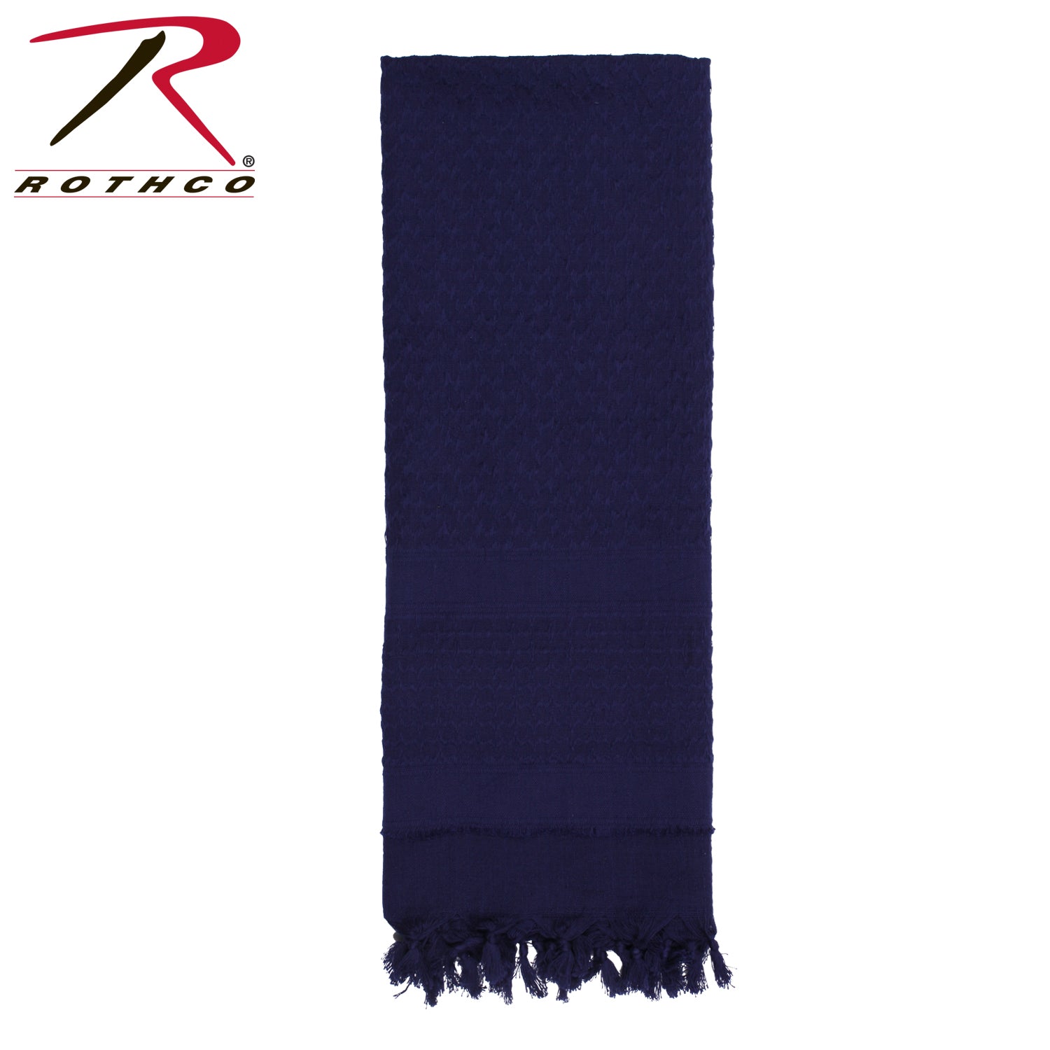 Rothco Solid Color Shemagh Tactical Scarf Navy Blue - Versatile Military-Style Headwrap and Survival Gear
