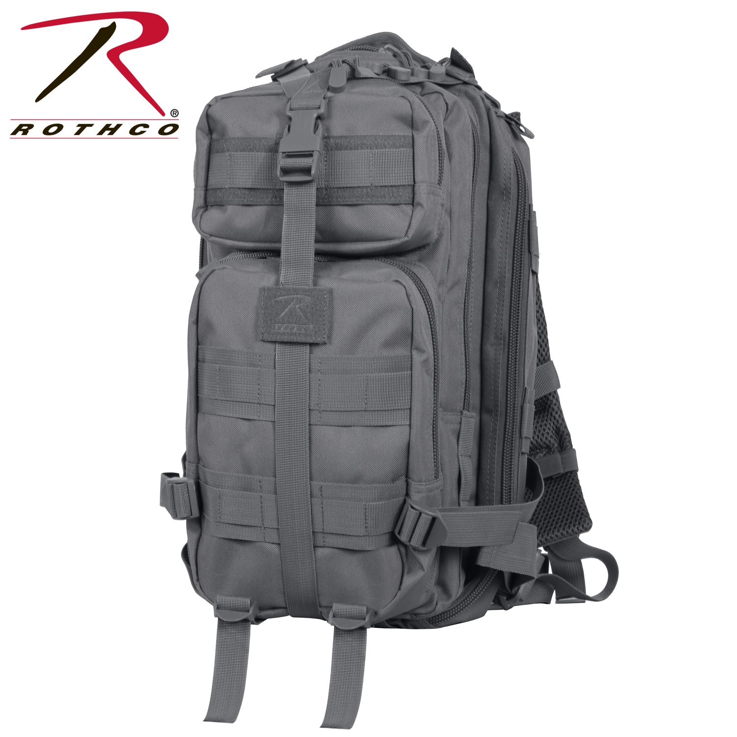 Rothco Medium Transport Pack Grey – 25L Tactical Backpack for Outdoor & Emergency Use