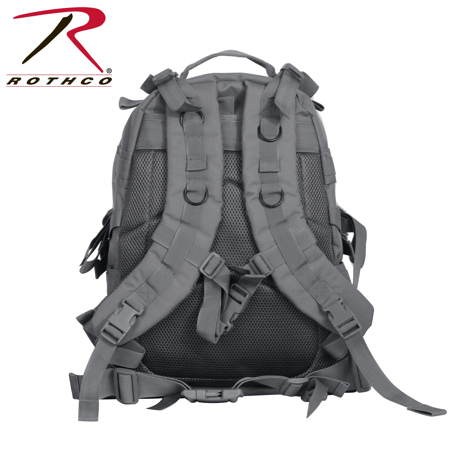 Rothco Large Transport Pack Gunmetal Grey – Tactical MOLLE-Compatible Backpack with Hydration Ready Design
