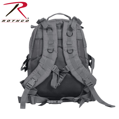 Rothco Large Transport Pack Gunmetal Grey – Tactical MOLLE-Compatible Backpack with Hydration Ready Design