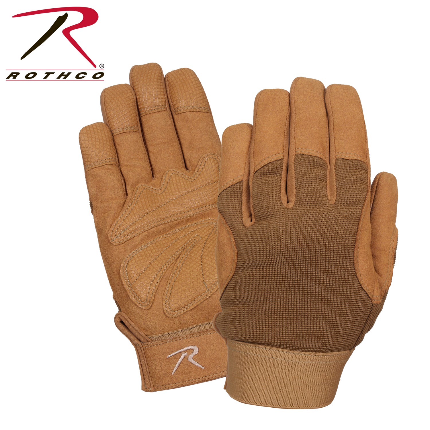 Rothco Mechanics Gloves Coyote Brown Size XL – Durable Impact Protection and Superior Grip