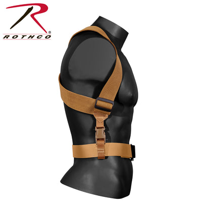 Rothco Combat Suspenders Coyote Brown - Adjustable Tactical Support Gear
