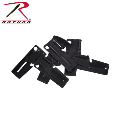 Rothco G.I. P-38 Can Opener Black - Compact Survival Tool with Keychain Hole