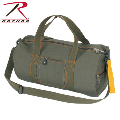 Rothco Canvas Equipment Bag Olive Drab, 19 Inches - Heavy-Duty Military Duffle for Travel and Outdoor Use