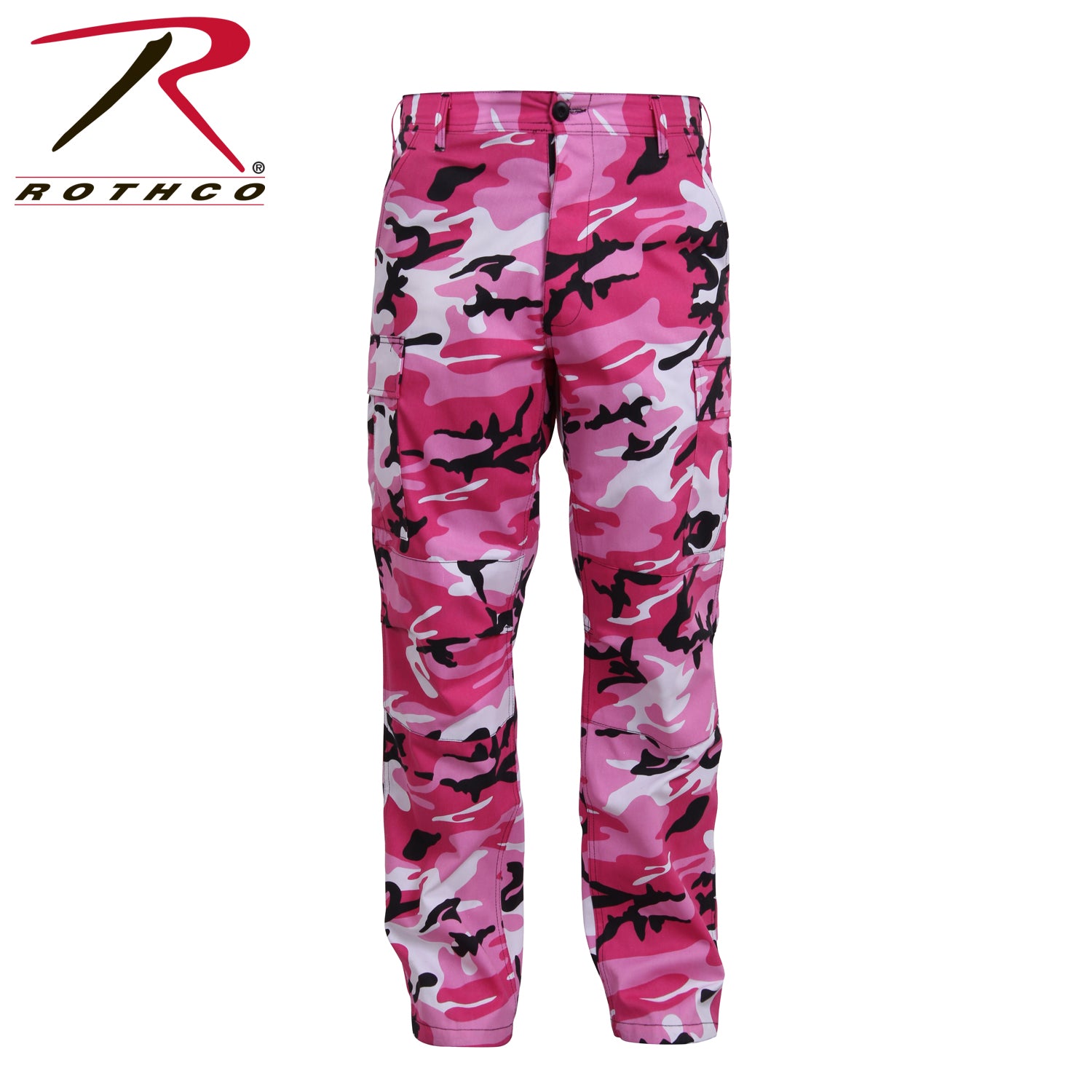 Rothco Color Camo Tactical BDU Pants 3XL Pink Camo - Durable Military-Style Cargo Pants