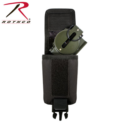 Rothco MOLLE Strobe, GPS, and Compass Pouch Black - Part Number 9854