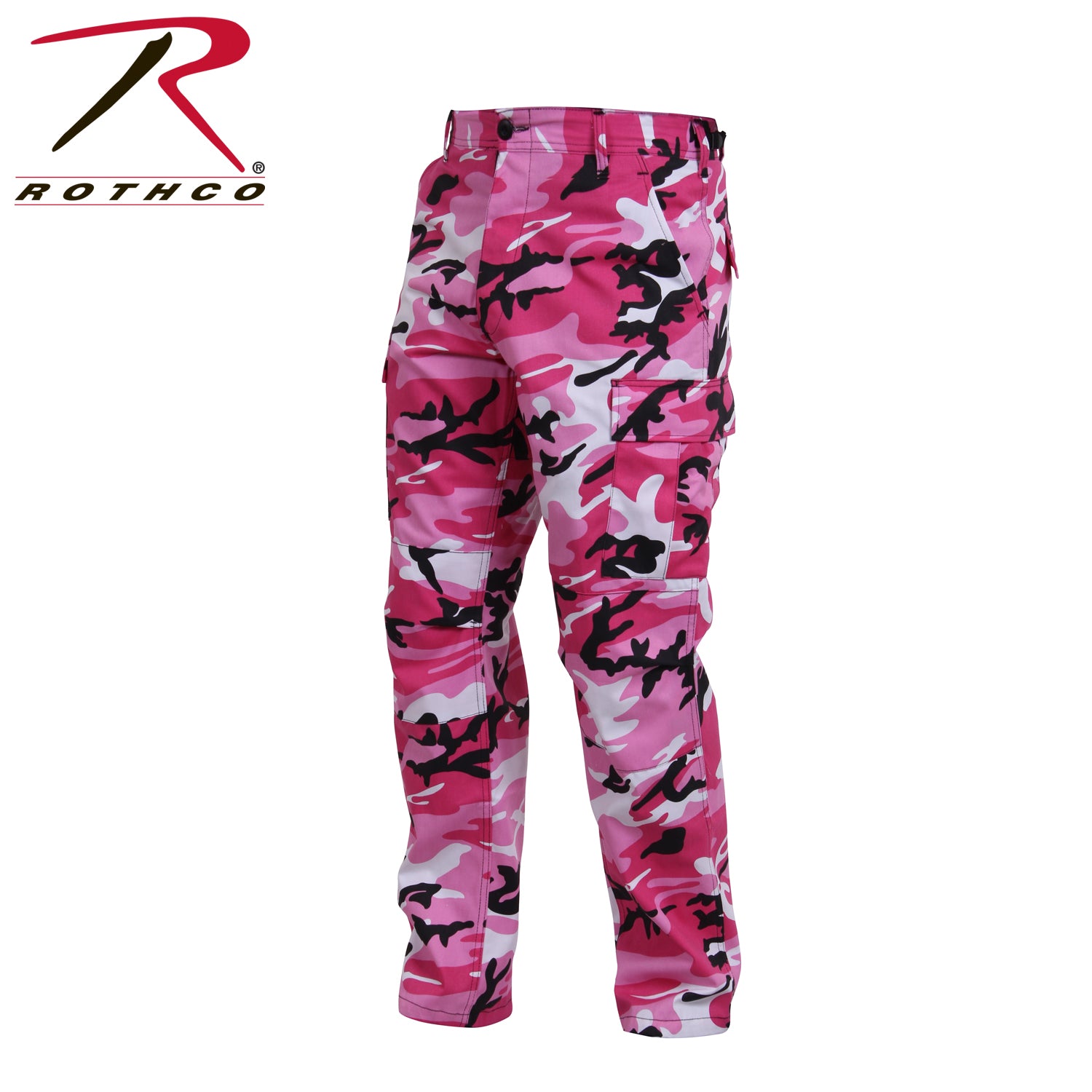Rothco Color Camo Tactical BDU Pants 3XL Pink Camo - Durable Military-Style Cargo Pants