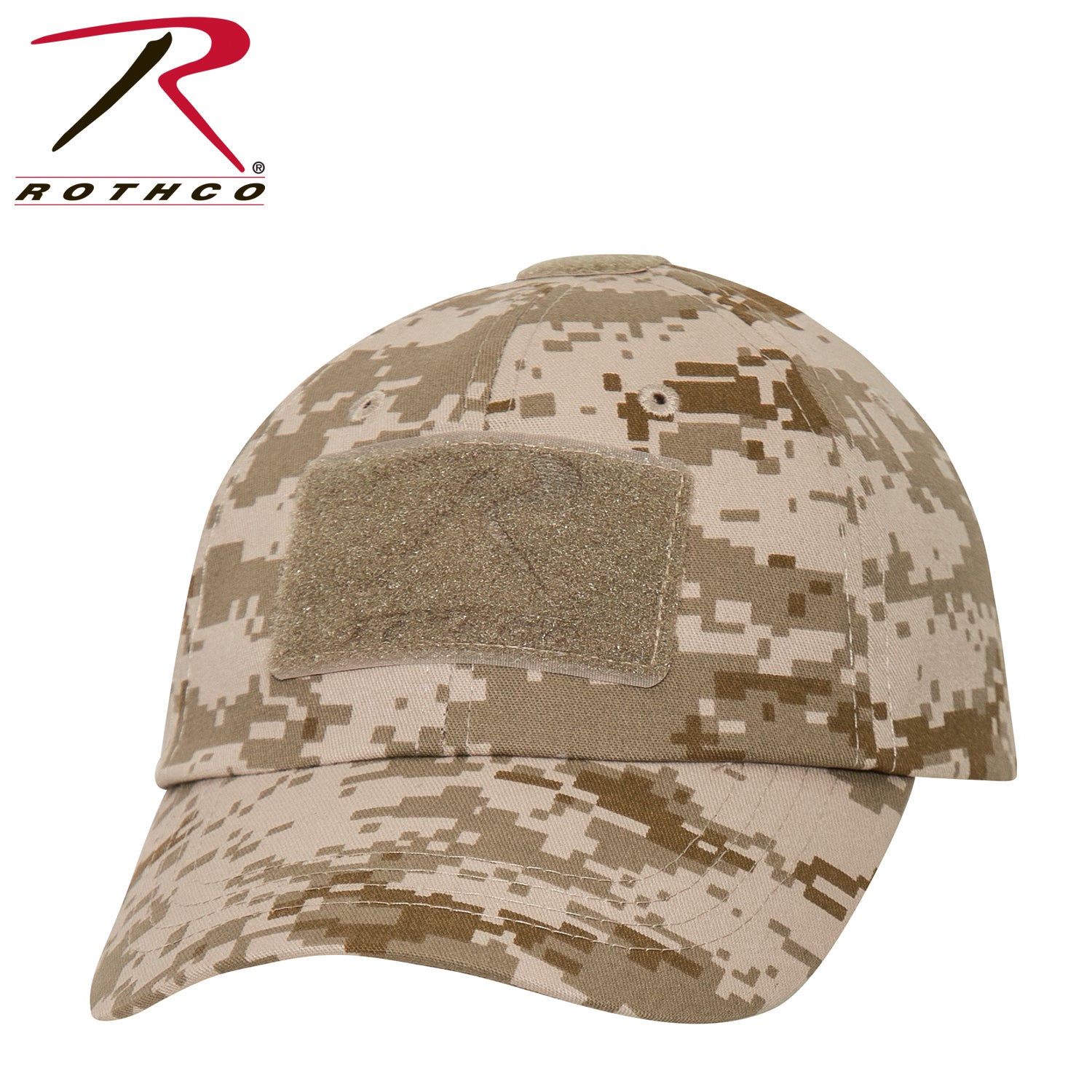 Rothco Tactical Operator Cap in Desert Digital Camo – Adjustable Military-Style Field Hat