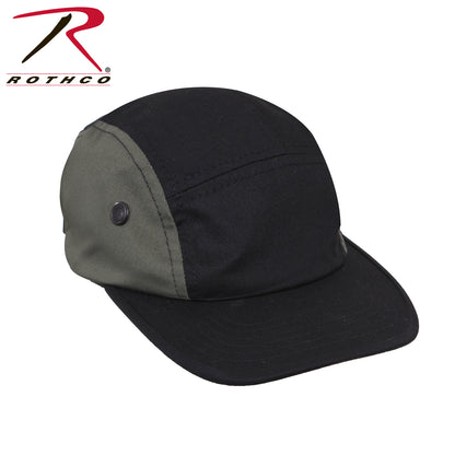 Rothco 5 Panel Street Cap Olive Drab / Black - Adjustable Classic Design for Active Wear