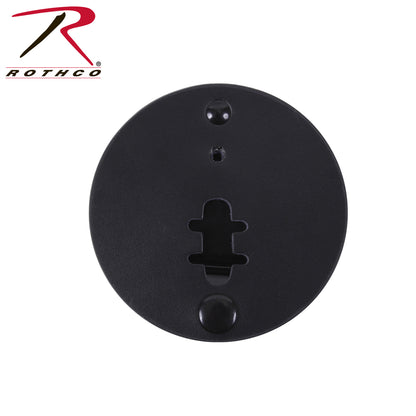 Rothco Round Leather Clip-On Badge Holder with Swivel Steel Clip – Part 1137