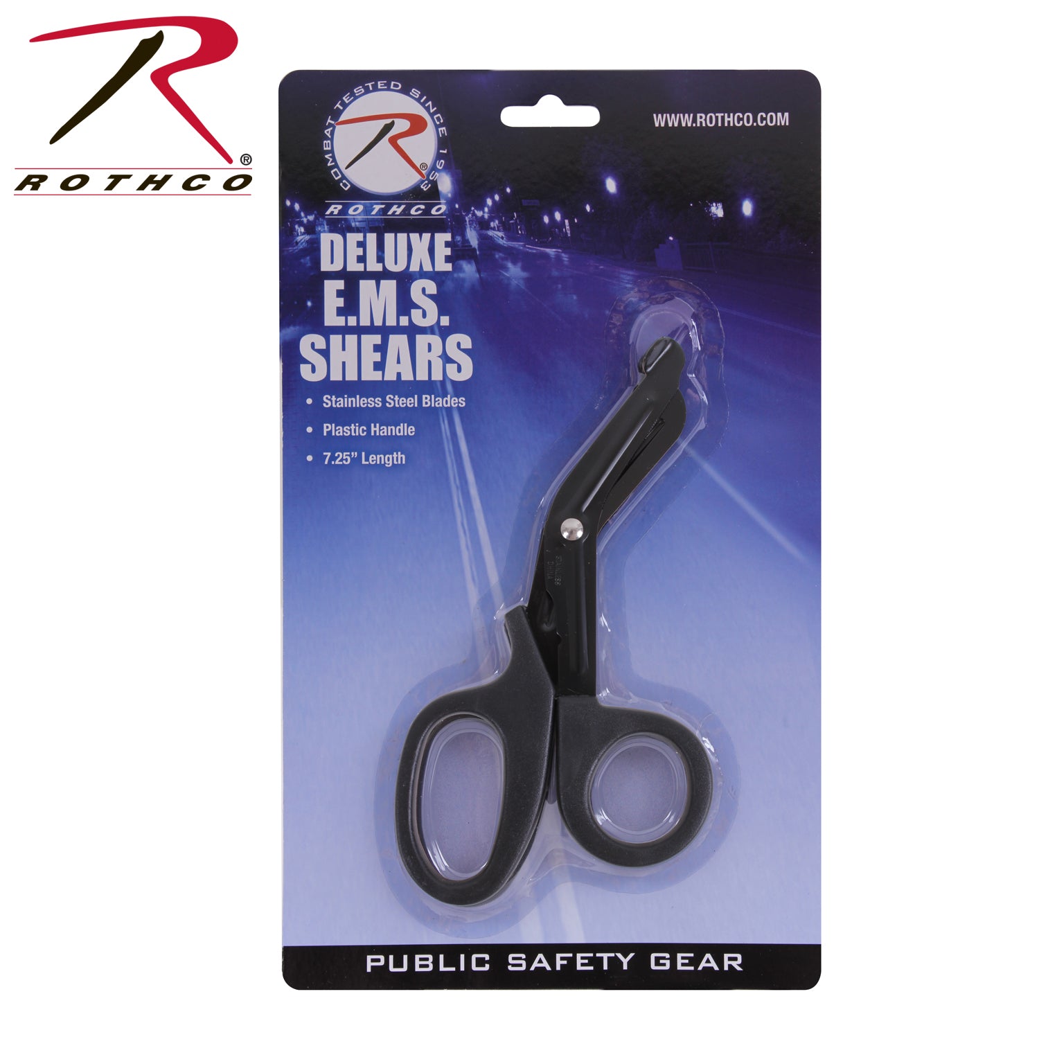 Rothco Deluxe EMS Shears - 7.25 Inch Medical Trauma Shears for Emergency and Outdoor Use