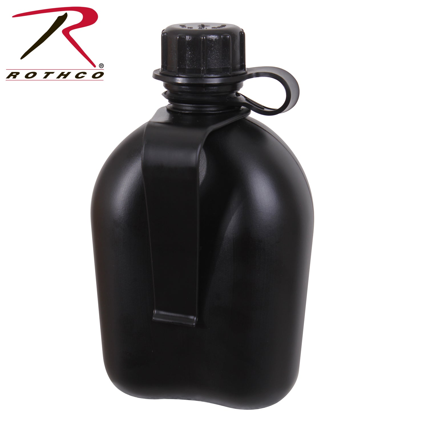 Rothco G.I. 3 Piece Plastic Canteen with Clip – Durable Hydration Solution for Outdoor Activities