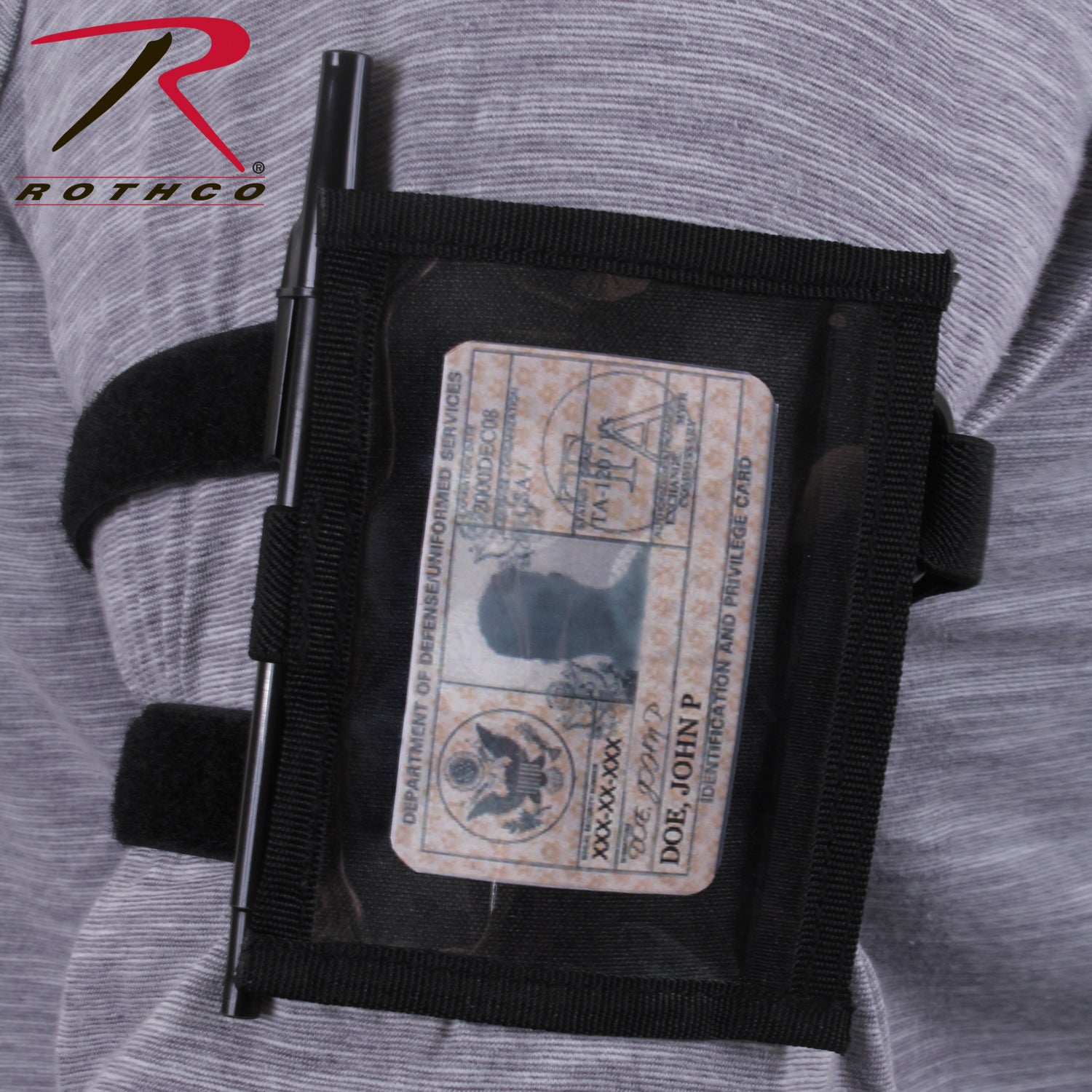 Rothco Military Style Armband ID Holder Part Number 1259 for Tactical Identification
