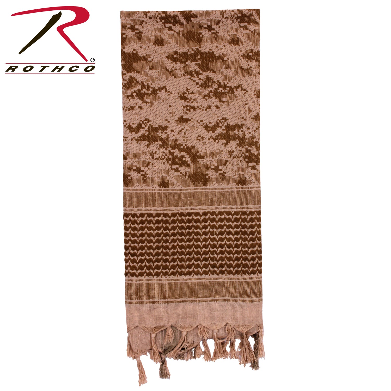 Rothco Digital Camo Shemagh Tactical Desert Keffiyeh Scarf - Desert Digital Camo