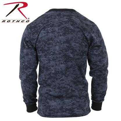 Rothco Long Sleeve Digital Camo T-Shirt - Midnight Digital Camo, Size 2XL