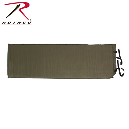 Rothco Self-Inflating Air Mat - 6 ft Camping and Hiking Pad with Foam Cushioning