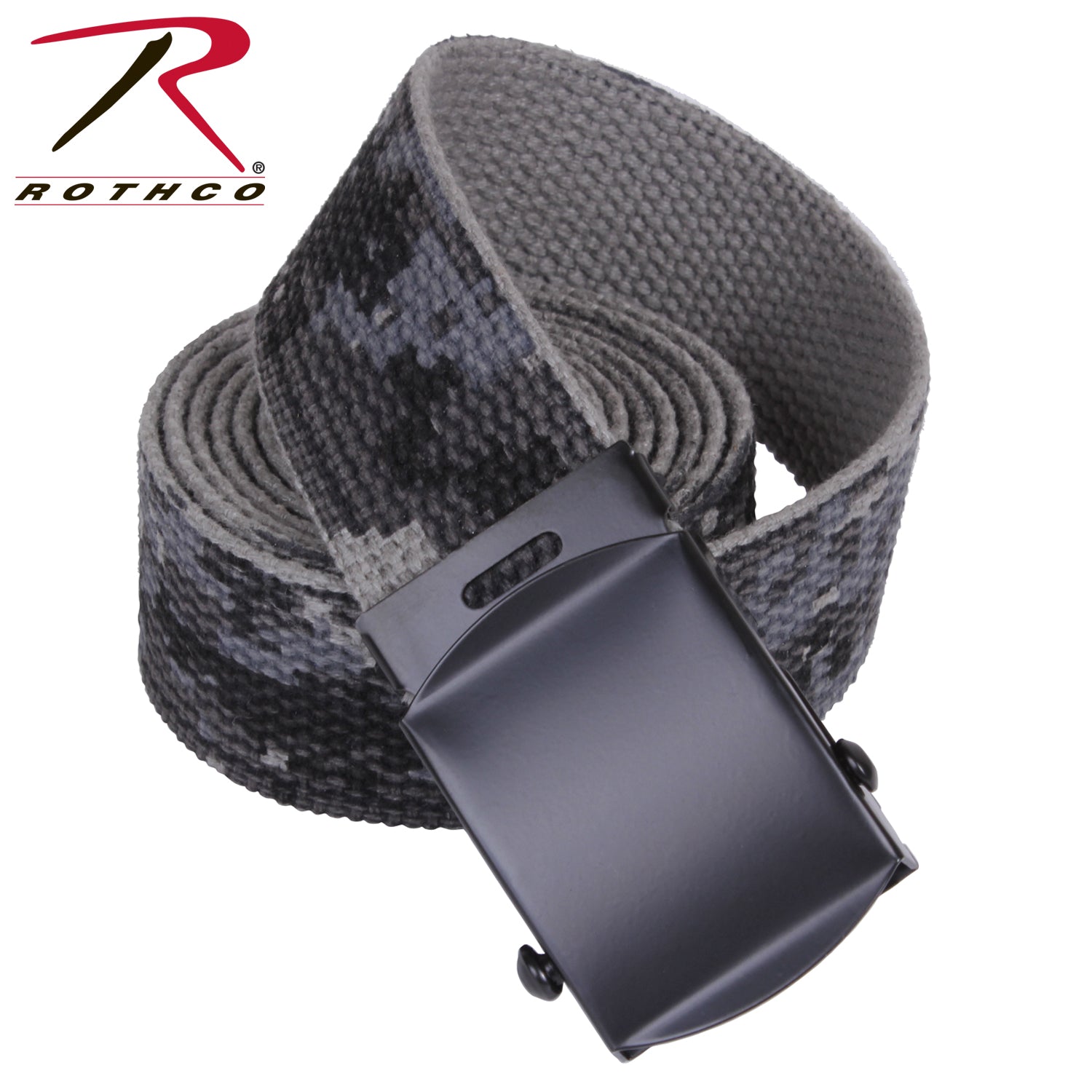 Rothco Camo Reversible Web Belt in Subdued Urban Digital Camo, Part Number 4685