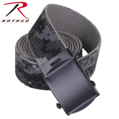 Rothco Camo Reversible Web Belt in Subdued Urban Digital Camo, Part Number 4685