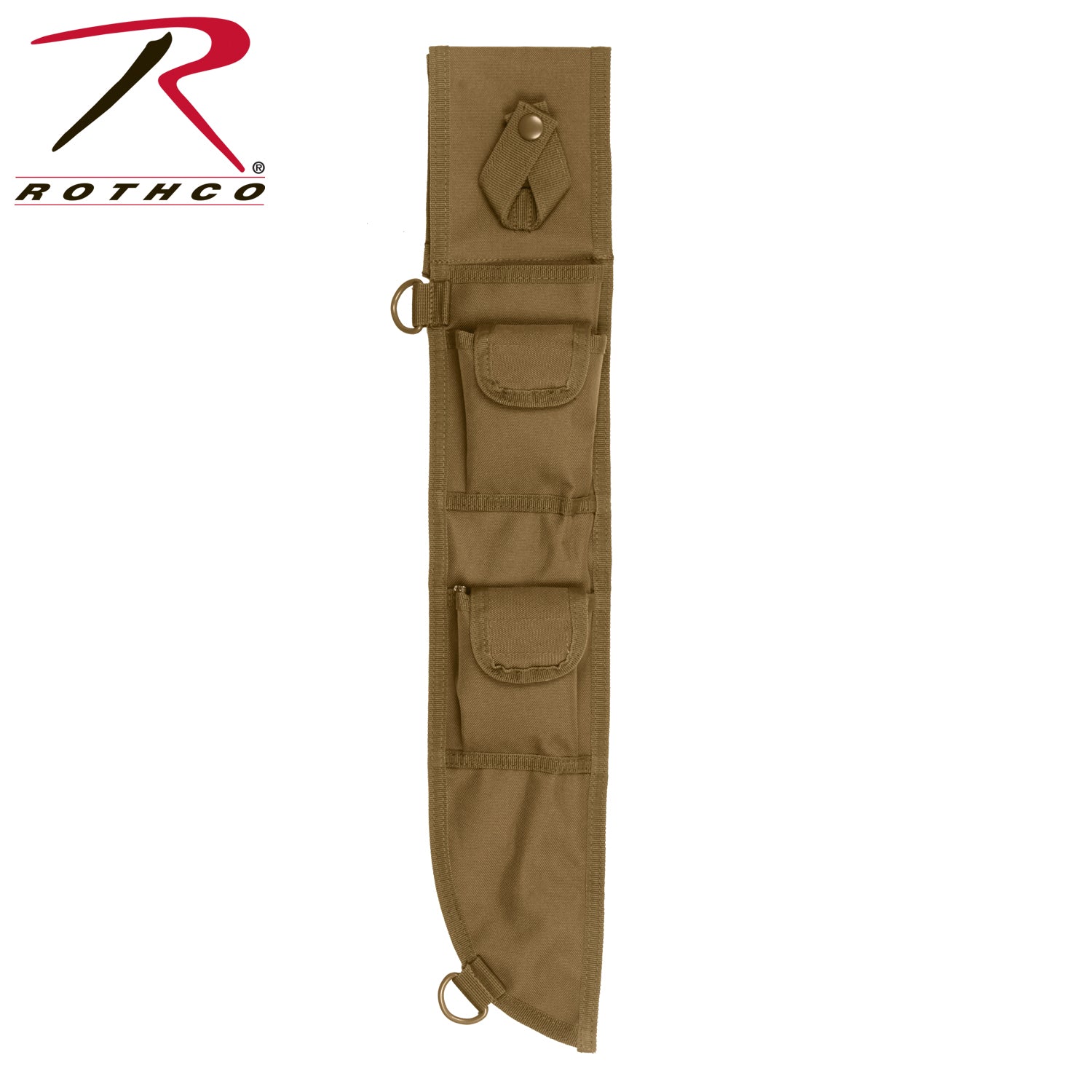 Rothco MOLLE Compatible 18-Inch Machete Sheath - Coyote Brown
