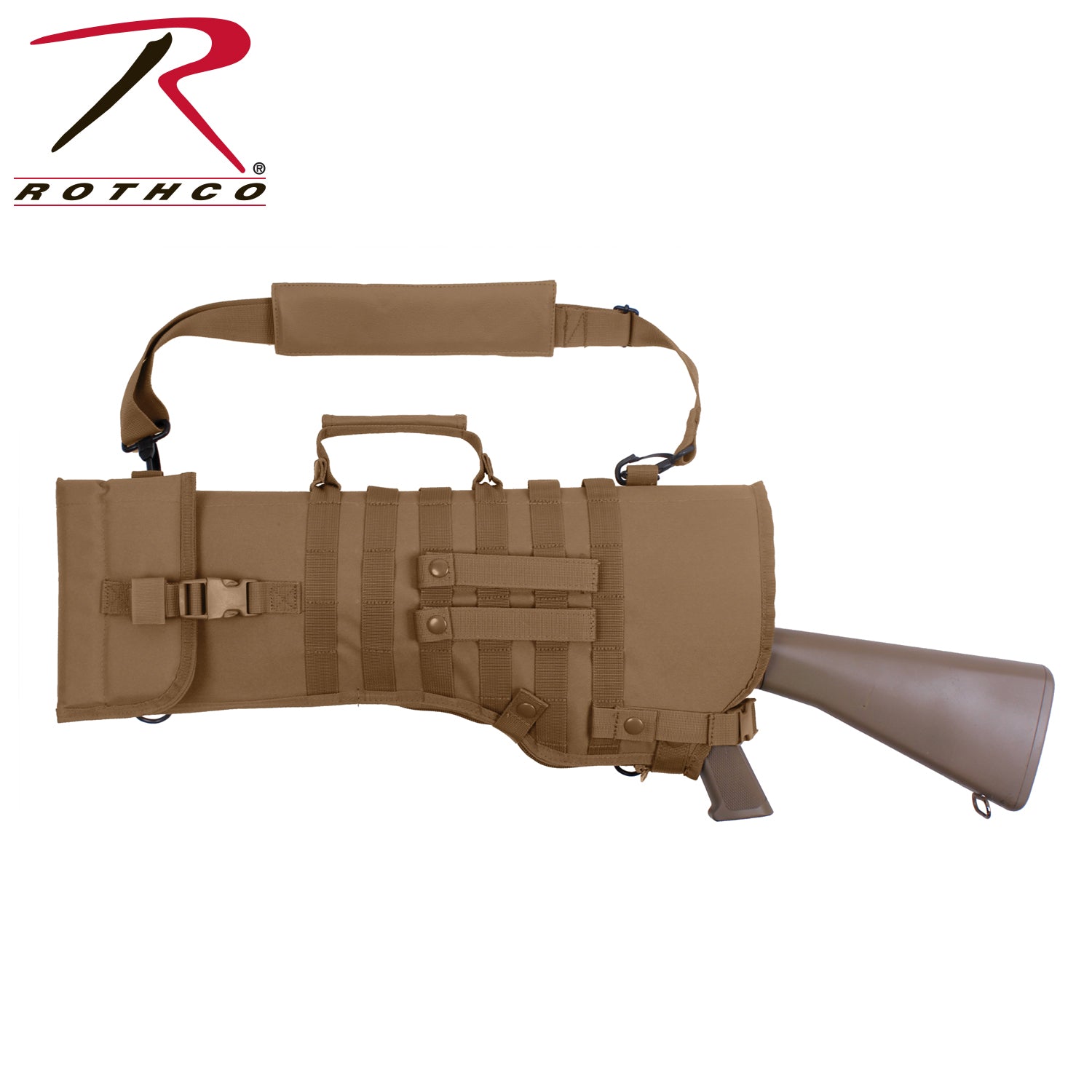 Rothco Tactical MOLLE Rifle Scabbard Coyote Brown Part 15911
