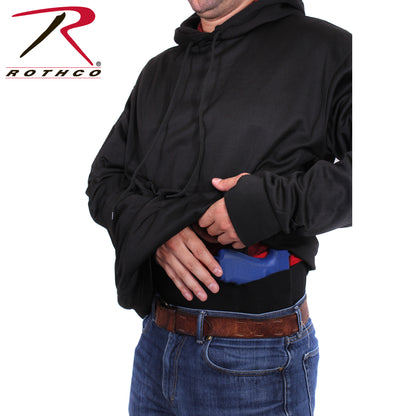 Rothco Concealed Carry Hoodie Black Size 2XL – Discreet and Comfortable Tactical Sweatshirt