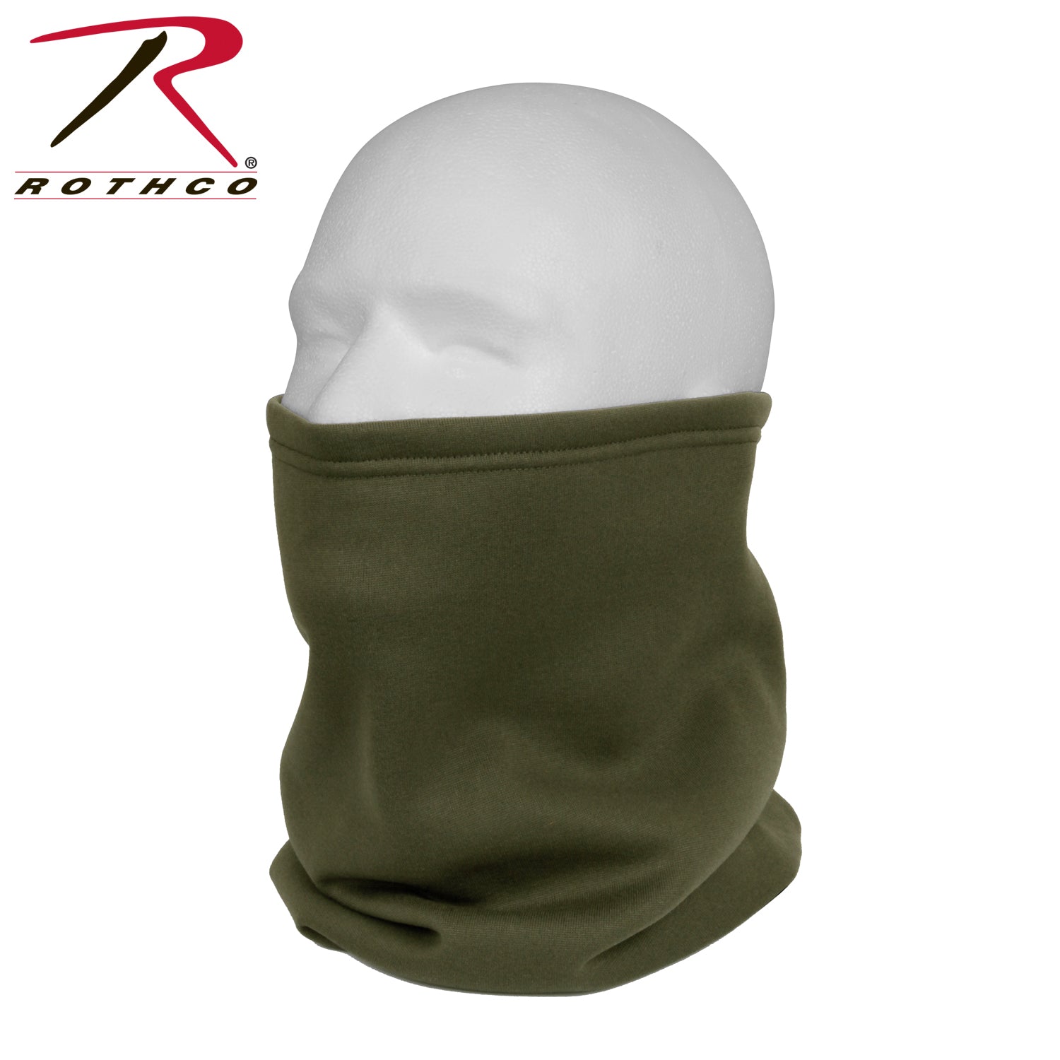 Rothco ECWCS Polyester Neck Gaiter Olive Drab – Cold Weather Thermal Face and Neck Cover
