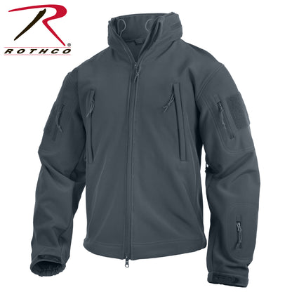 Rothco Special Ops Soft Shell Jacket in Gunmetal Grey, Size M
