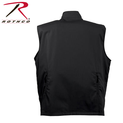 Rothco Undercover Travel Vest Black Size XL - Discreet Storage for Travel and Outdoor Adventures
