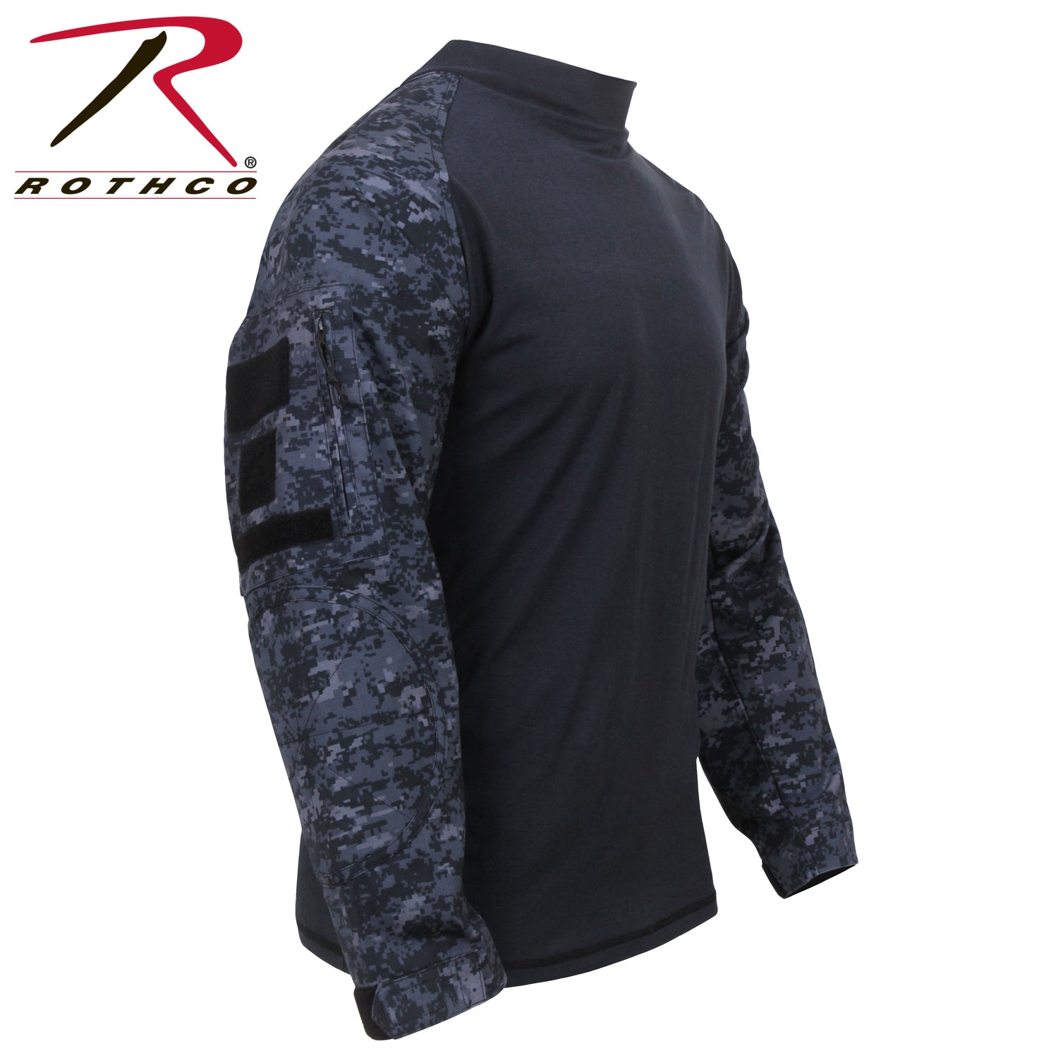 Rothco NYCO FR Fire Retardant Combat Shirt 2XL Midnight Digital Camo