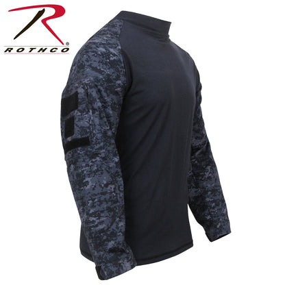Rothco NYCO FR Fire Retardant Combat Shirt 2XL Midnight Digital Camo
