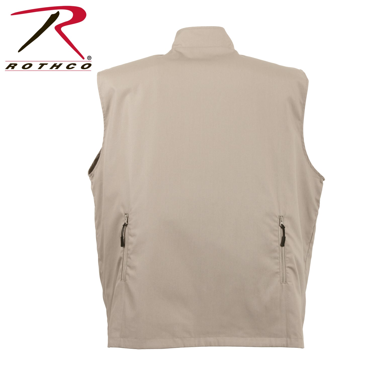 Rothco Undercover Travel Vest Size M in Khaki – Discreet Organization for Travel and Outdoor Use