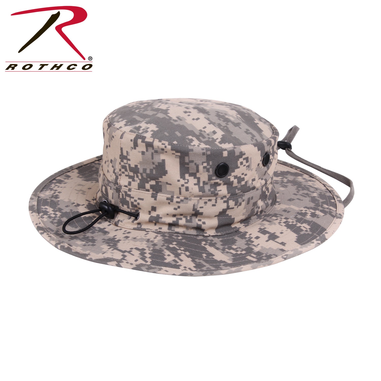 Rothco Adjustable Boonie Hat ACU Digital Camo for Outdoor Activities