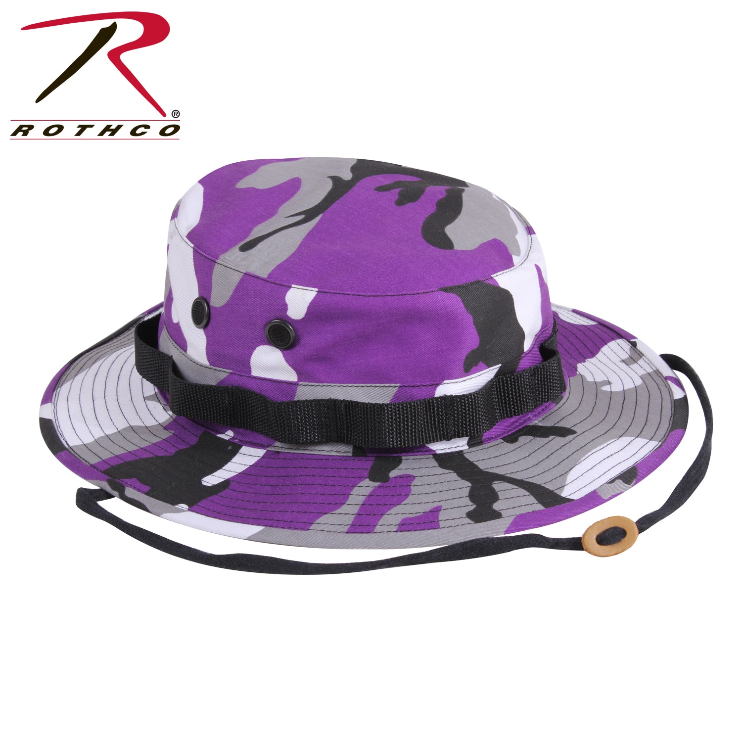 Rothco Camo Boonie Hat Ultra Violet Camo - Tactical Military Sun Protection for Outdoors