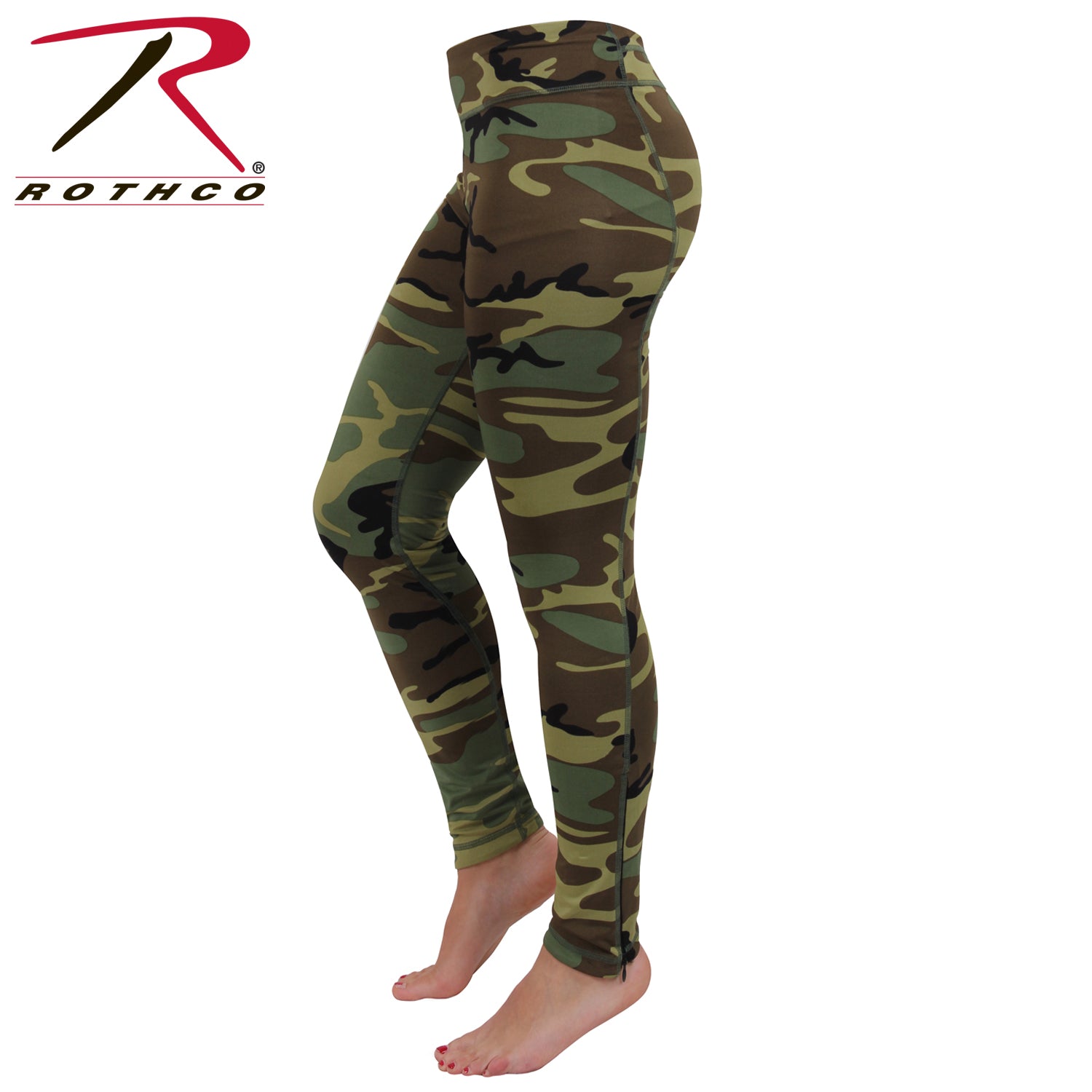 Rothco Women's Camo Performance Workout Leggings Size Large