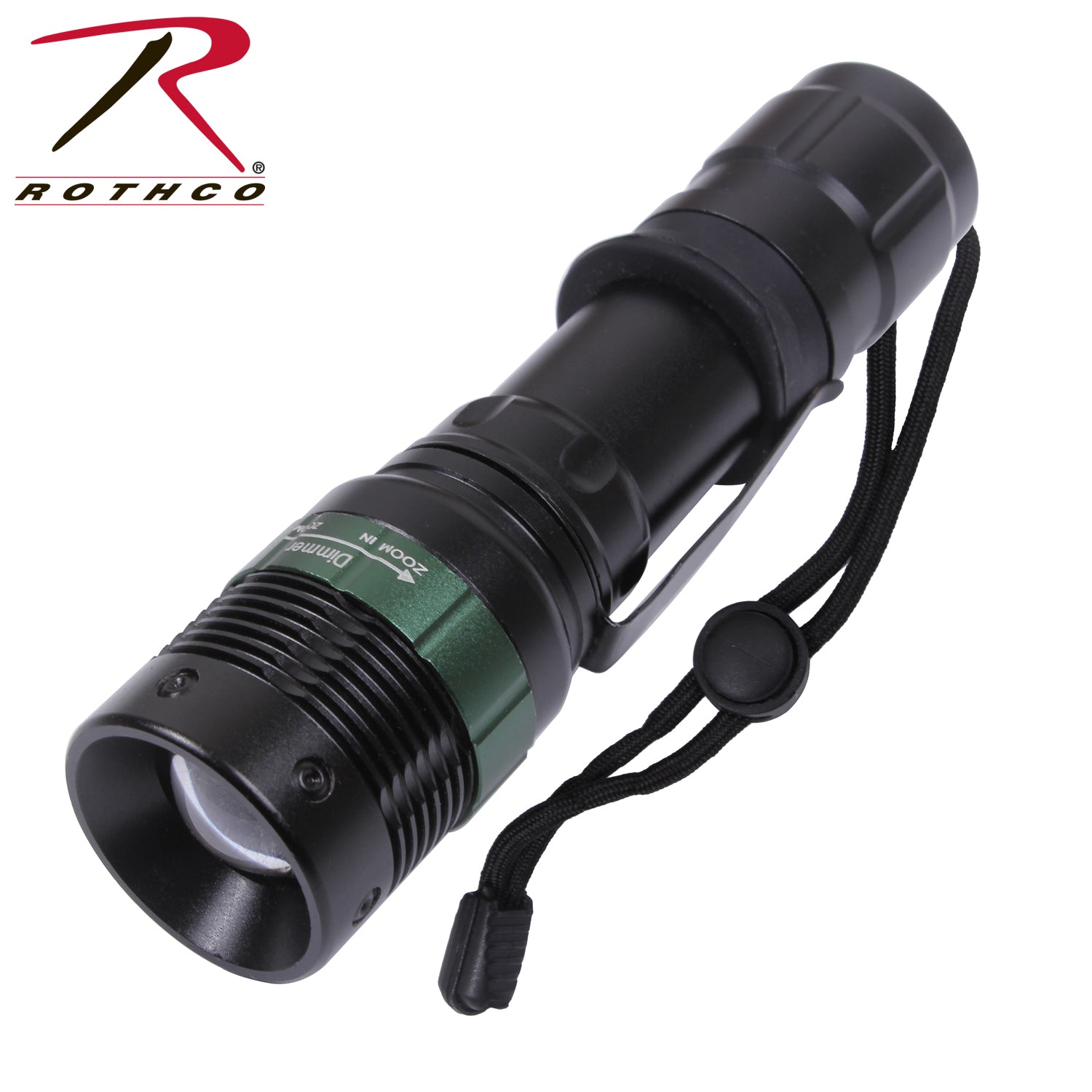 Rothco 3 Watt Cree Flashlight - Compact, Bright LED Light with Zoom and Strobe Modes