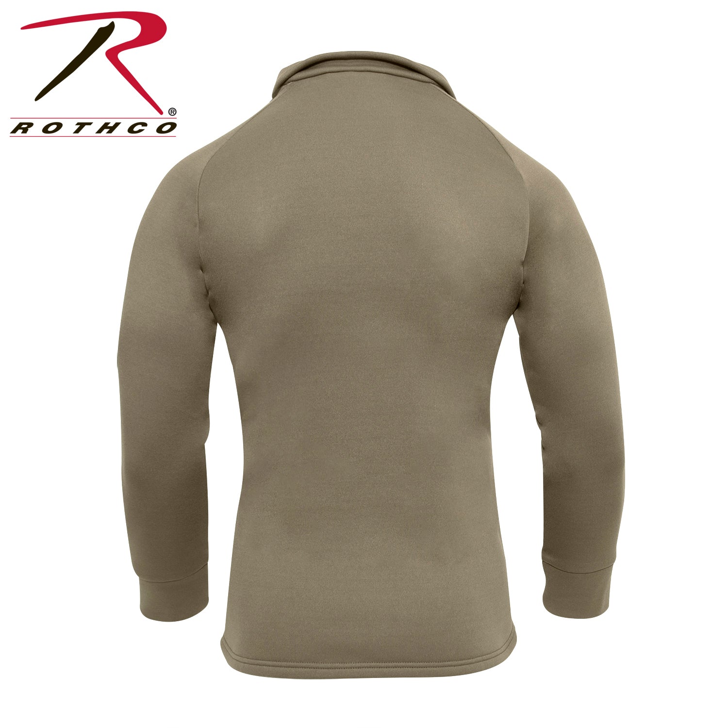 Rothco ECWCS Poly Zip Collar Shirt AR 670-1 Coyote Brown Size 3XL
