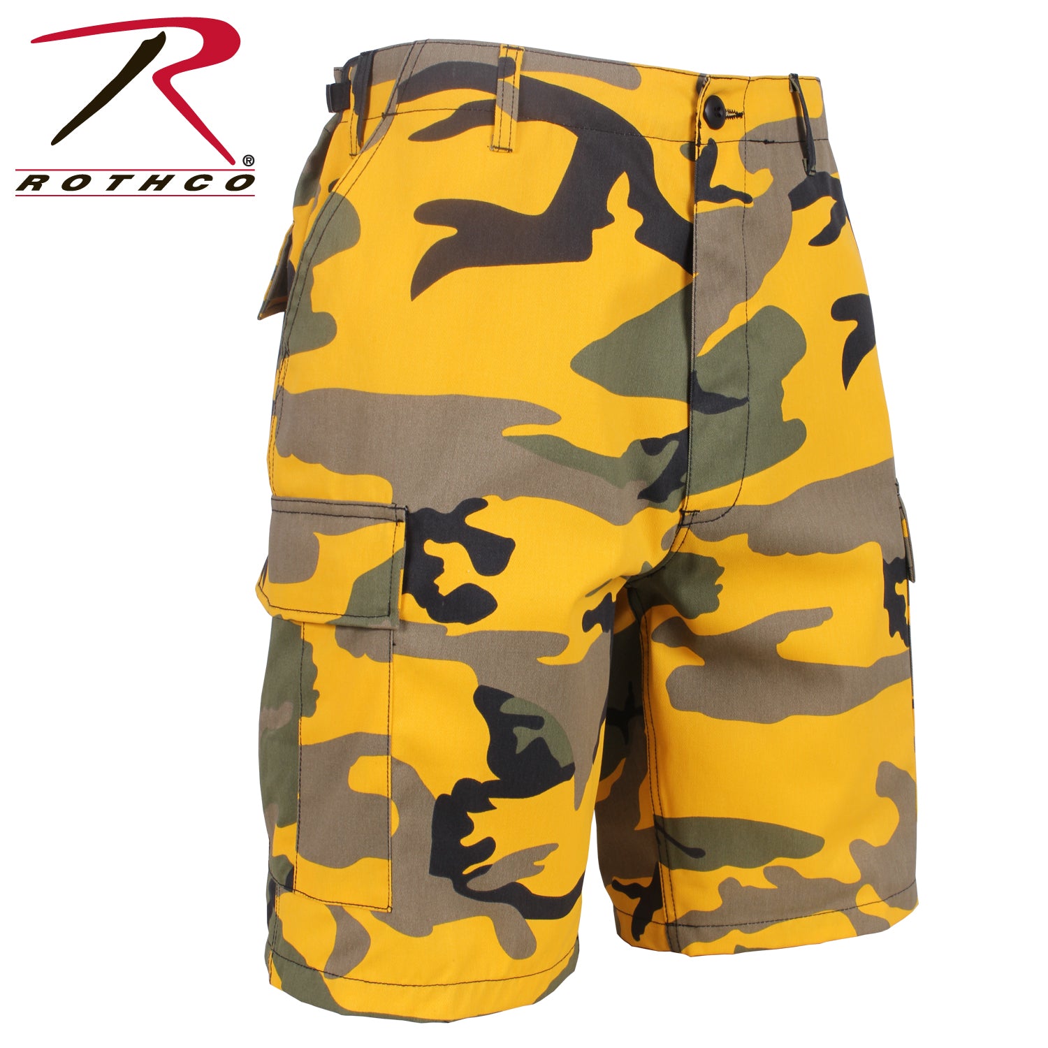 Rothco Camo BDU Shorts Stinger Yellow Camo Size Medium