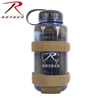 Rothco Lightweight MOLLE Bottle Carrier Coyote Brown - Hydration Accessory for Outdoor Adventures