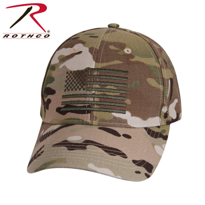 Rothco U.S. Flag Low Profile Cap in MultiCam