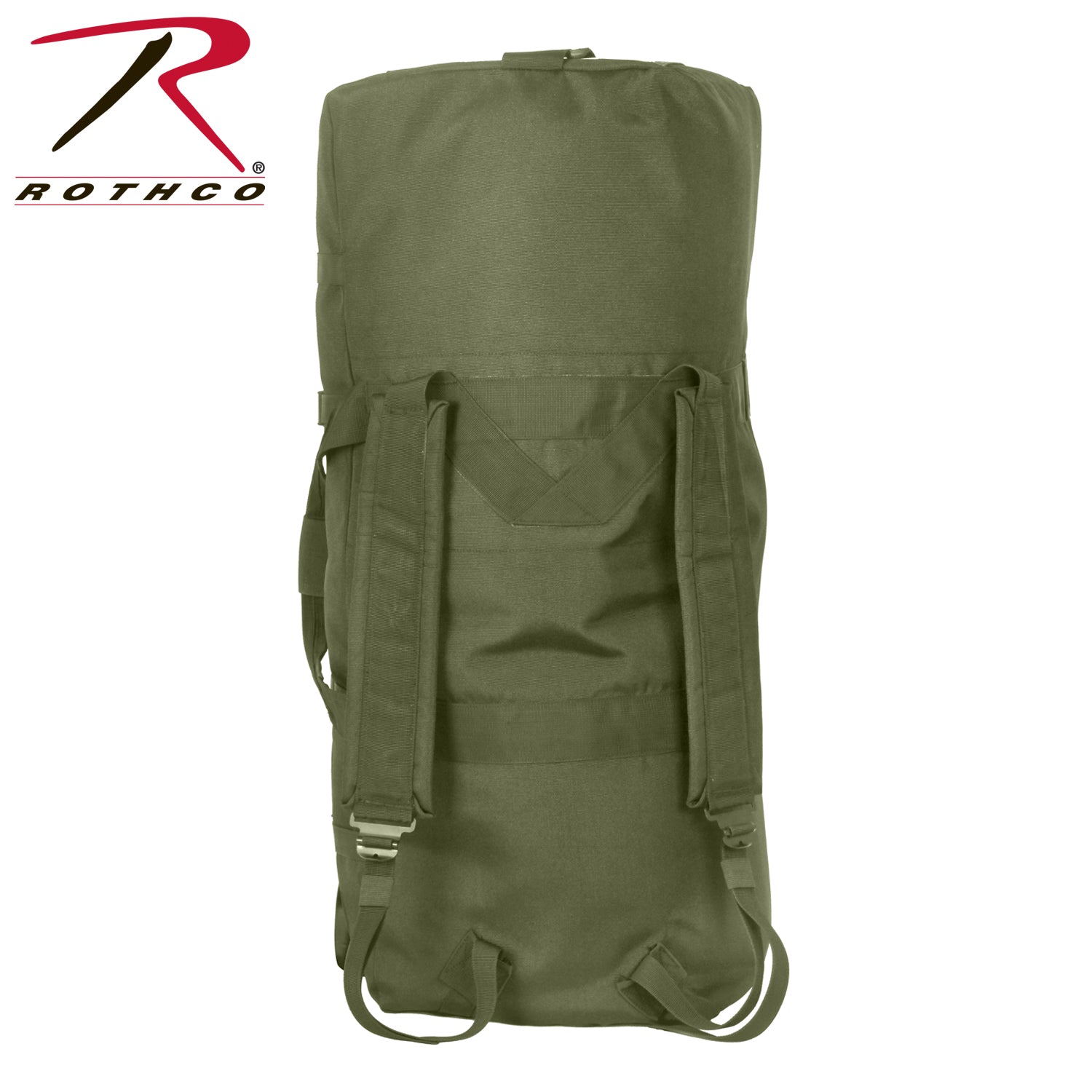 Rothco Enhanced Duffle Bag Olive Drab - 76L Capacity Heavy-Duty Gear Storage