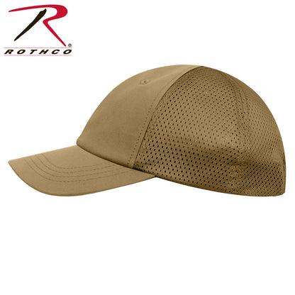 Rothco Mesh Back Tactical Cap in Coyote Brown – Durable Military-Style Baseball Cap