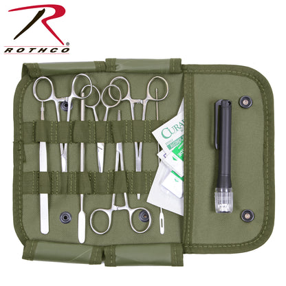 Rothco Surgical Kit Olive Drab - Compact Emergency First Aid Tool Set