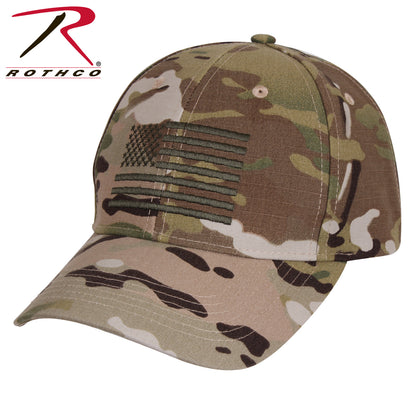 Rothco U.S. Flag Low Profile Cap in MultiCam