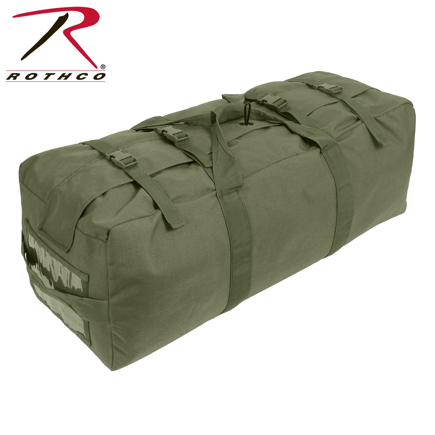Rothco Enhanced Duffle Bag Olive Drab - 76L Capacity Heavy-Duty Gear Storage