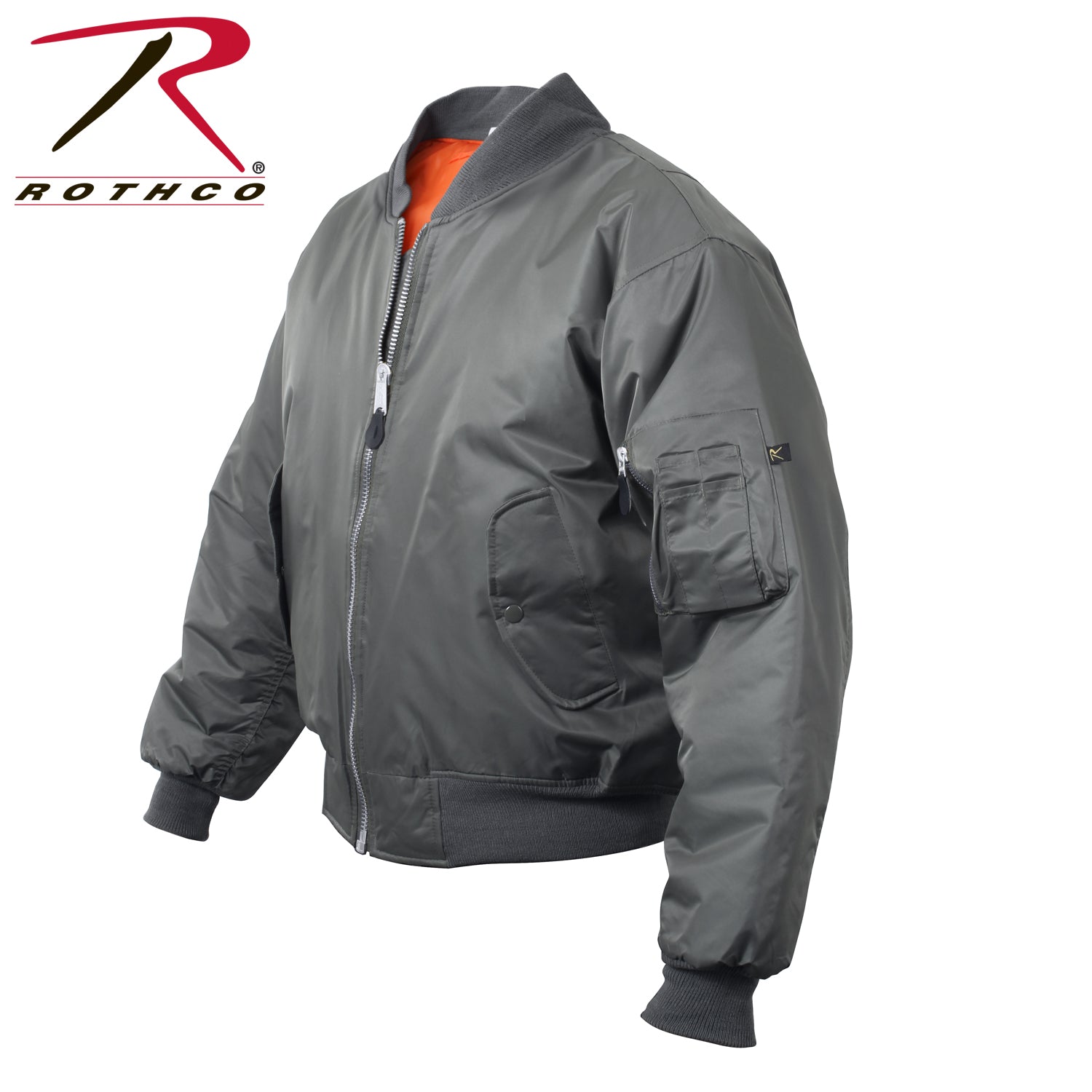 Rothco MA-1 Flight Jacket in Gunmetal Grey – Size 2XL