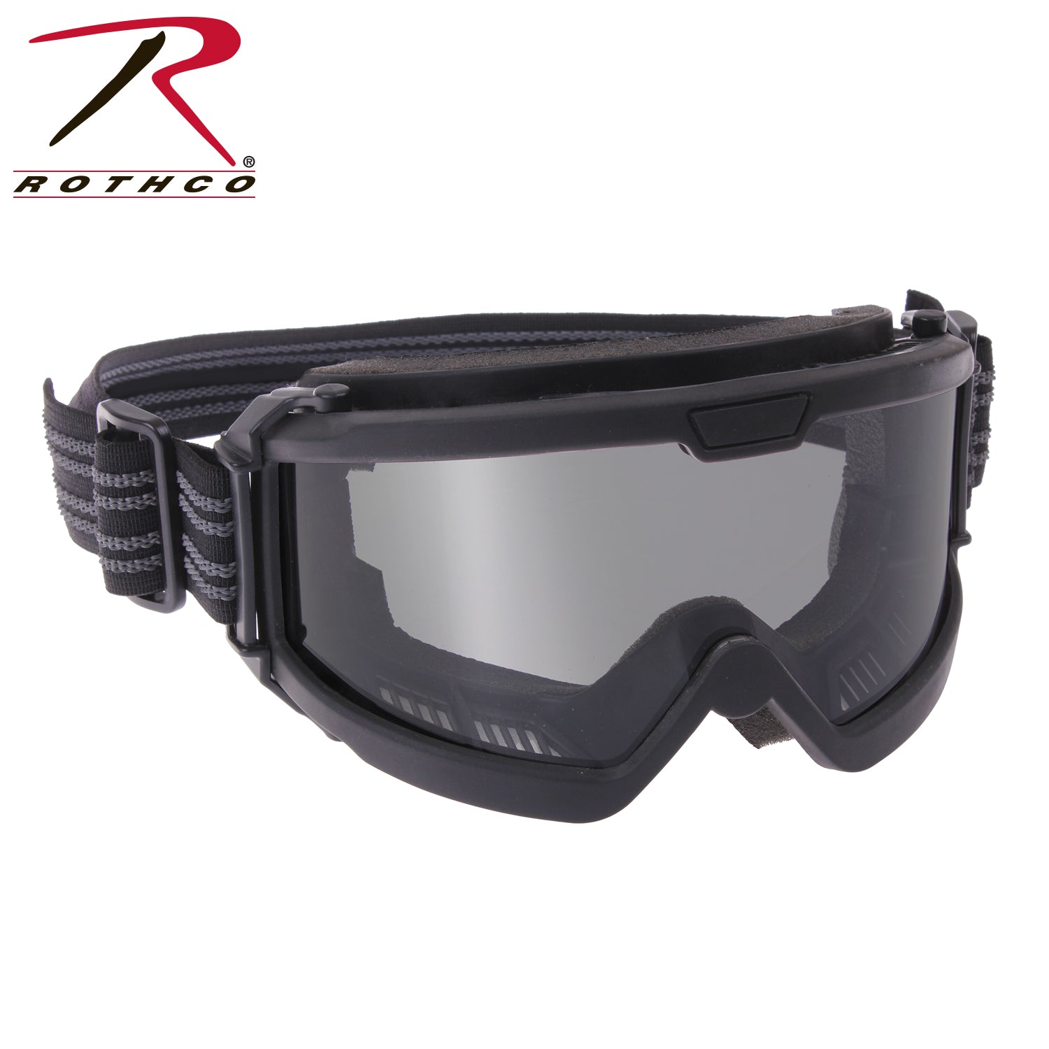 Rothco ANSI Rated OTG Goggles Black / Smoke - Impact-Resistant Tactical Eye Protection