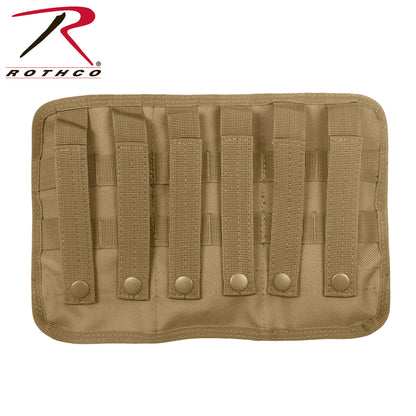 Rothco Universal Triple Mag Rifle Pouch in Coyote Brown – MOLLE Compatible Magazine Holder for M-16 and AK-47