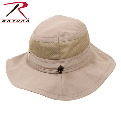 Rothco Lightweight Adjustable Mesh Boonie Hat Khaki Part 59555
